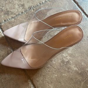 Azalea Wang clear heels
